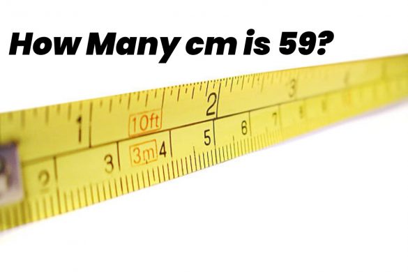 how many cm is 59?