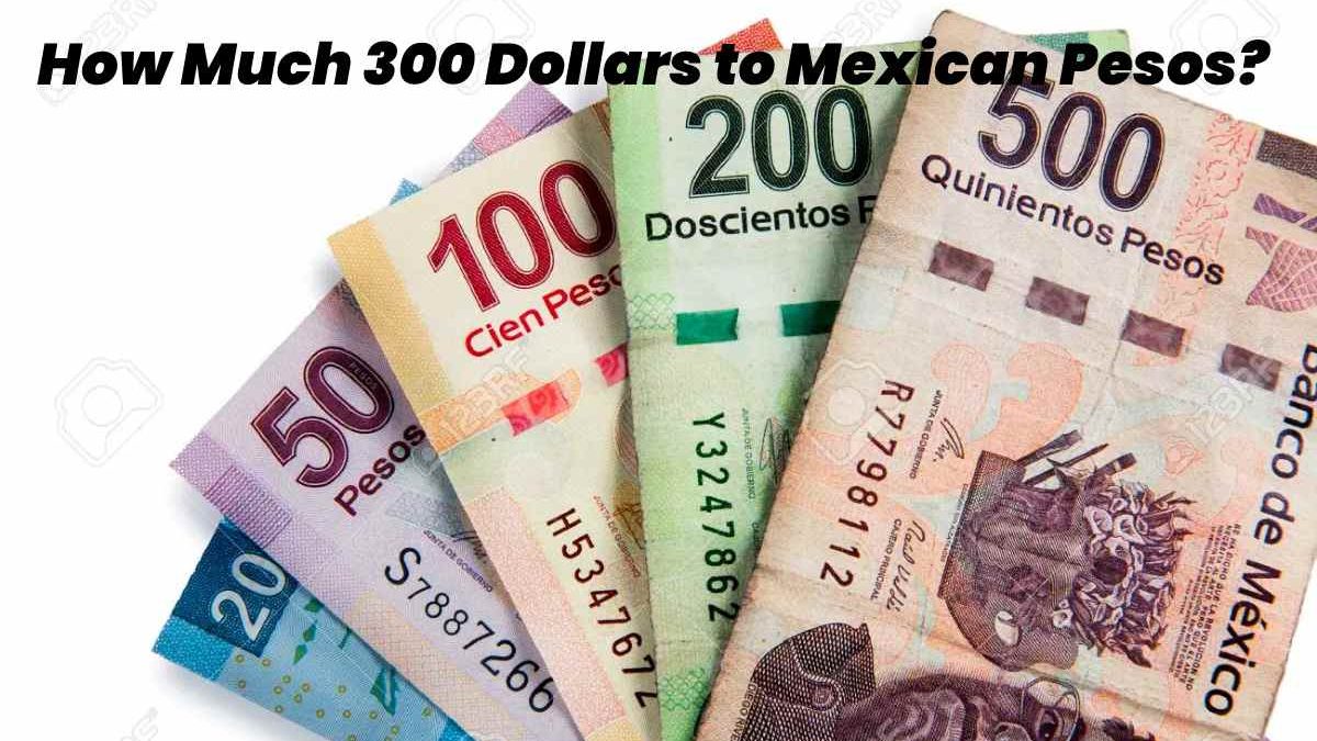 How Much 300 Dollars to Mexican Pesos?