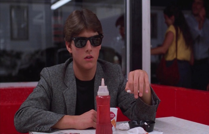 What does Tom Cruise say in Risky Business_