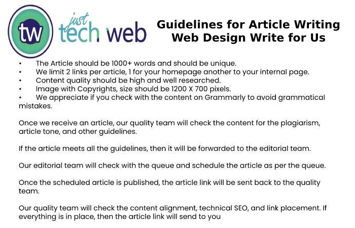 Guidelines for Article Writing Web Design Write for Us