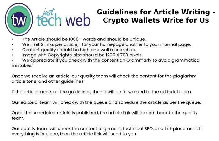 Guidelines for Article Writing - Crypto Wallets Write for Us
