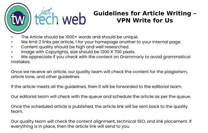 Guidelines for Article Writing – VPN Write for Us