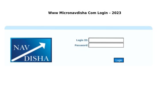 Www Micronavdisha Com Login – 2023