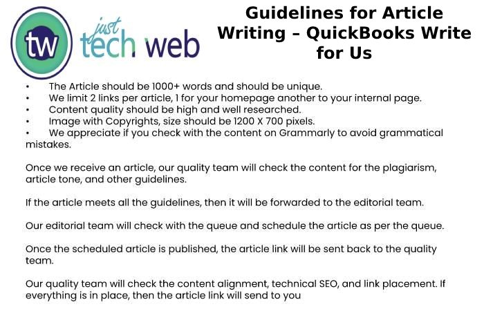 Guidelines for Article Writing – QuickBooks Write for Us