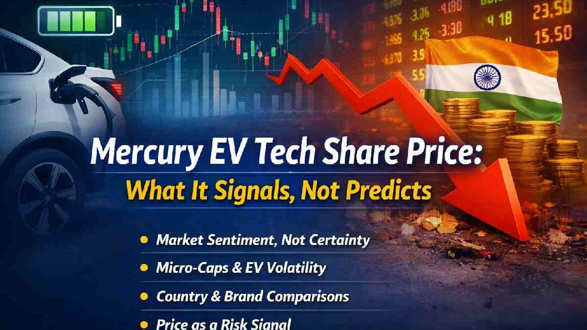 Mercury EV Tech Share Price: What It Signals, Not Predicts
