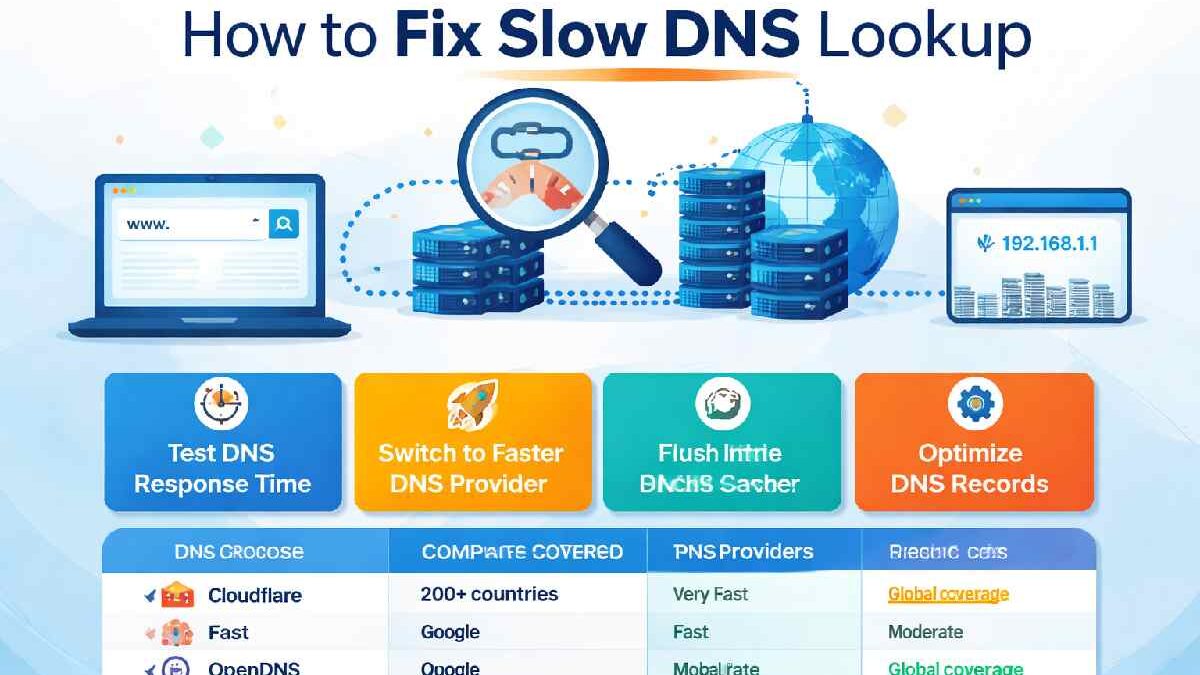 How to Fix Slow DNS Lookup (Complete Troubleshooting Guide)