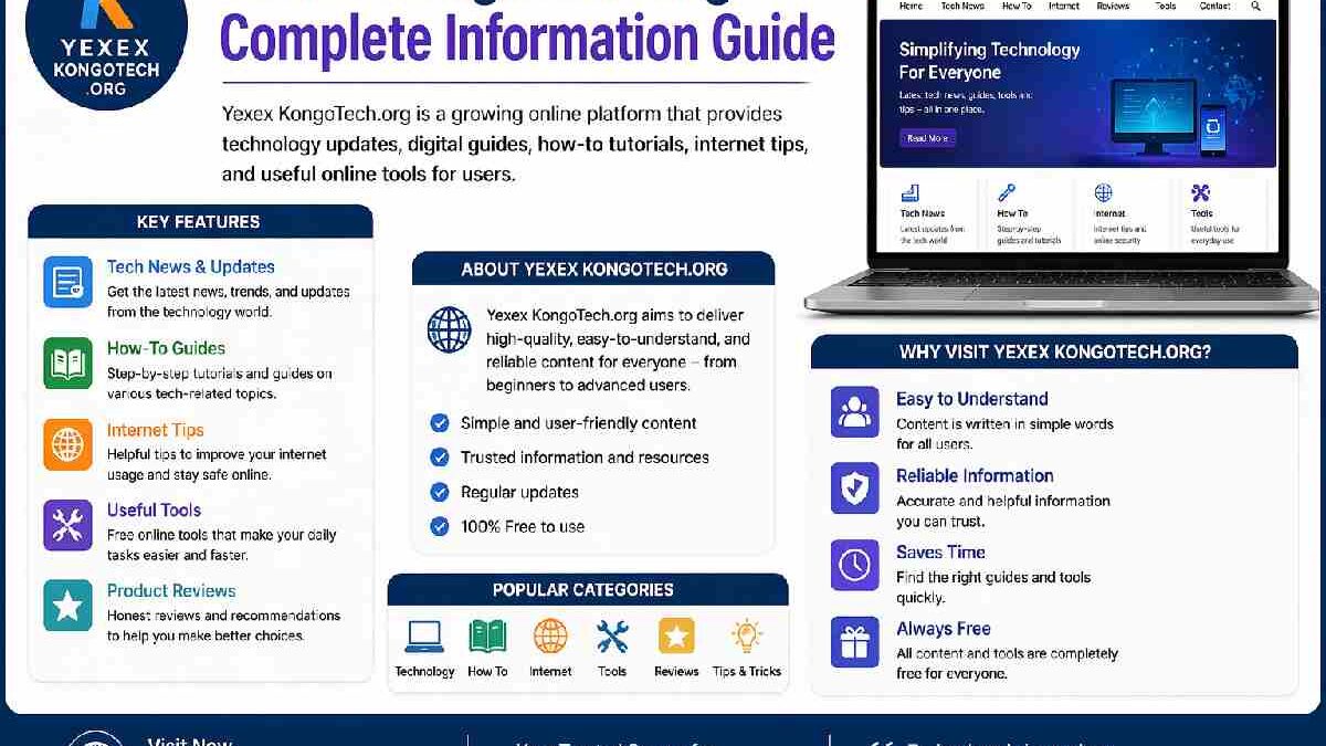Yexex KongoTech org – Complete Information Guide